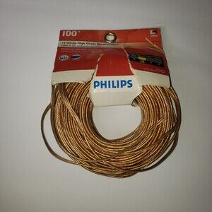 Philips 100 ft. 18-Gauge High Grade Speaker Wire - NEW